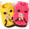 Coral Fleece Patterned Pet Clothes