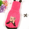 Coral Fleece Patterned Pet Clothes