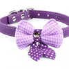 Knit Bow Knot Adjustable Pet Collars