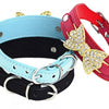 Leather Scarf Bow Pet Collar