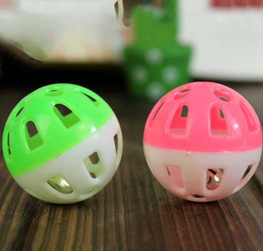 Plastic Tinkle Bell Ball Pet Toy